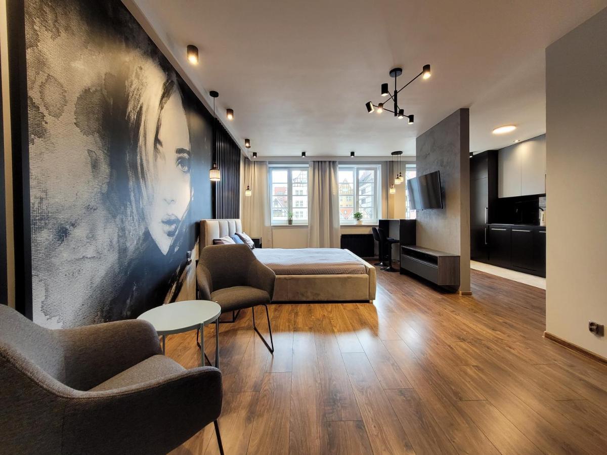 Apartament Stare Miasto Gdansk Z Widokiem Na Motlawe Ngoại thất bức ảnh